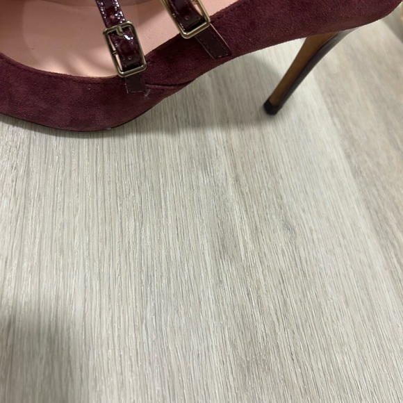 kate spade New York Elpetha Red Chestnut Suede Mary Jane Pumps 6.5M - Picture 10 of 10